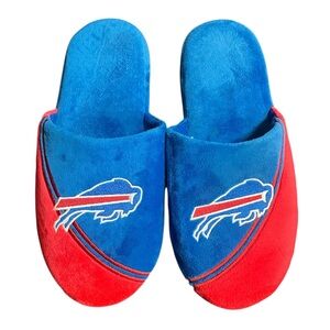 Brand new! Buffalo Bills Blue and Red Slippers
